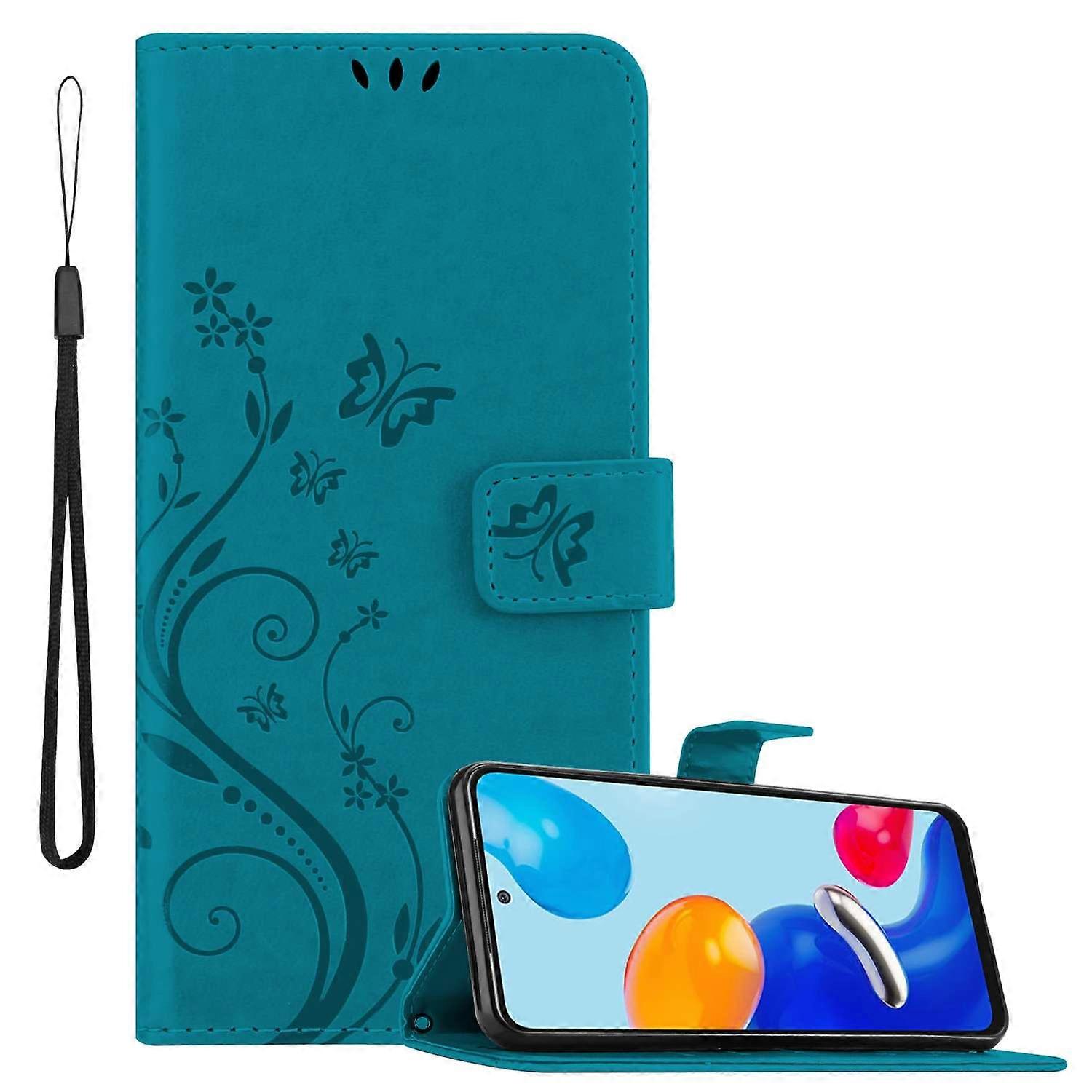 Xiaomi RedMi NOTE 11 4G / 11S 4G Protective Case - with Floral Pattern and Card Slot