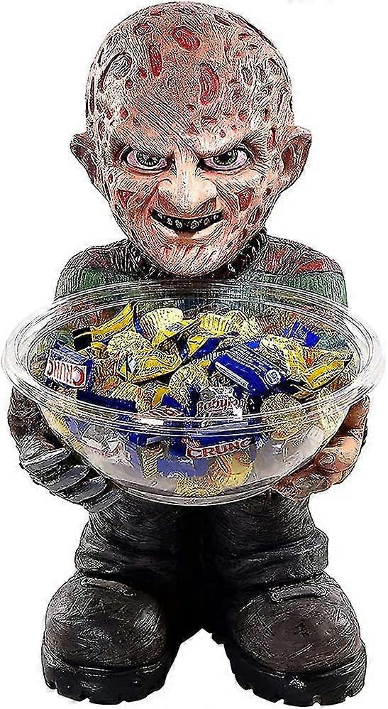 Suitable for Halloween Candy Bowl, Garden Gnome Decoration, Fun Treats Holder