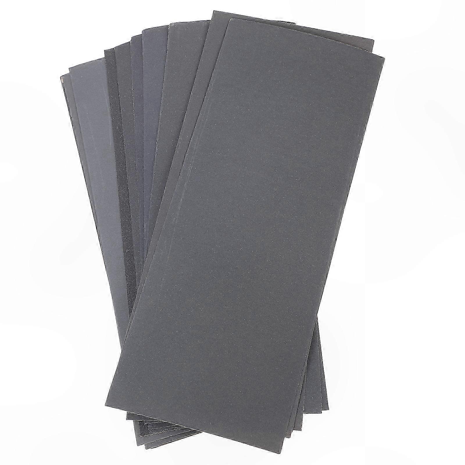 Assorted Grit Sandpaper Sheets for Woodworking and Sanding Projects