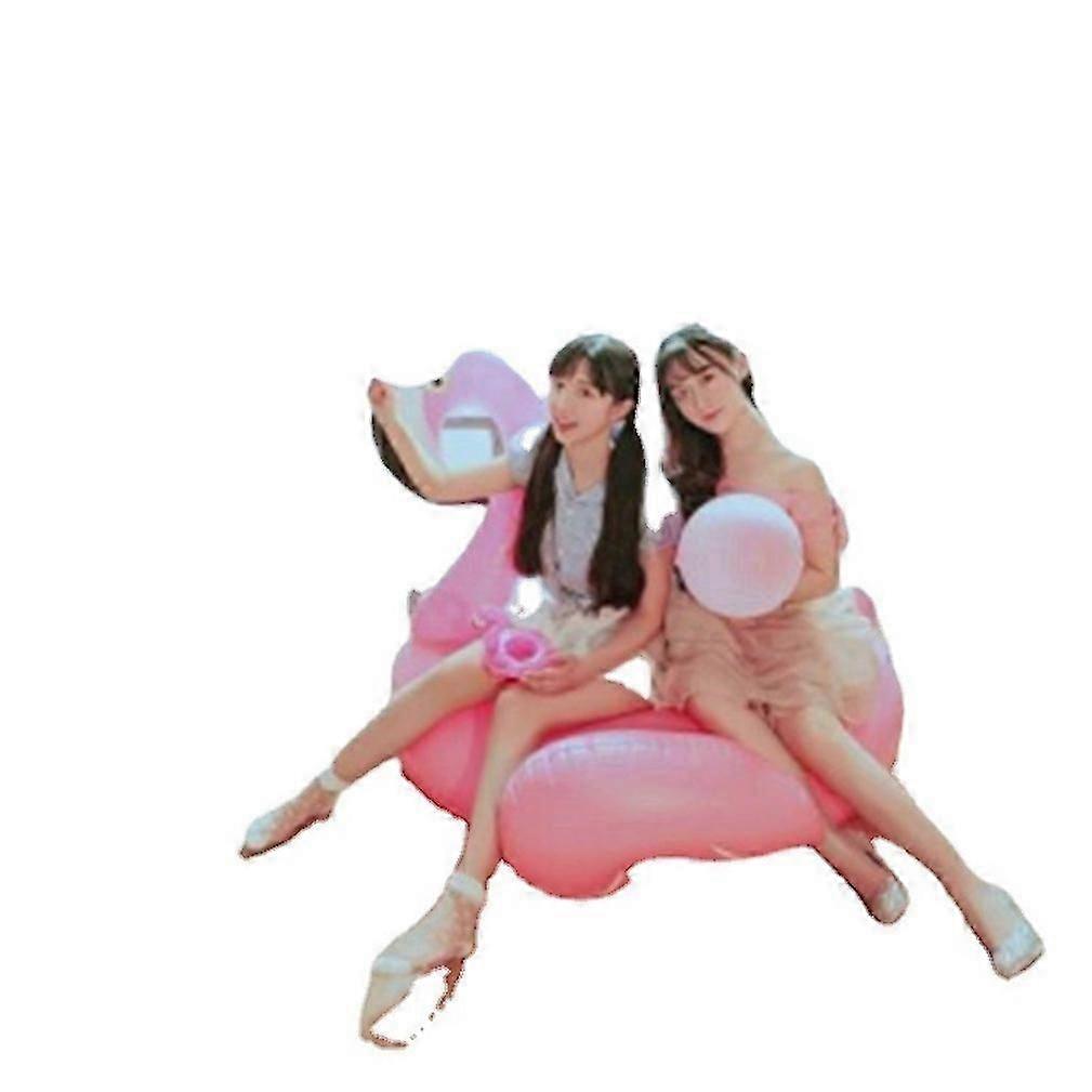 150cm Flamingo Shape Inflatable Pool Float, Adults Floating Chair