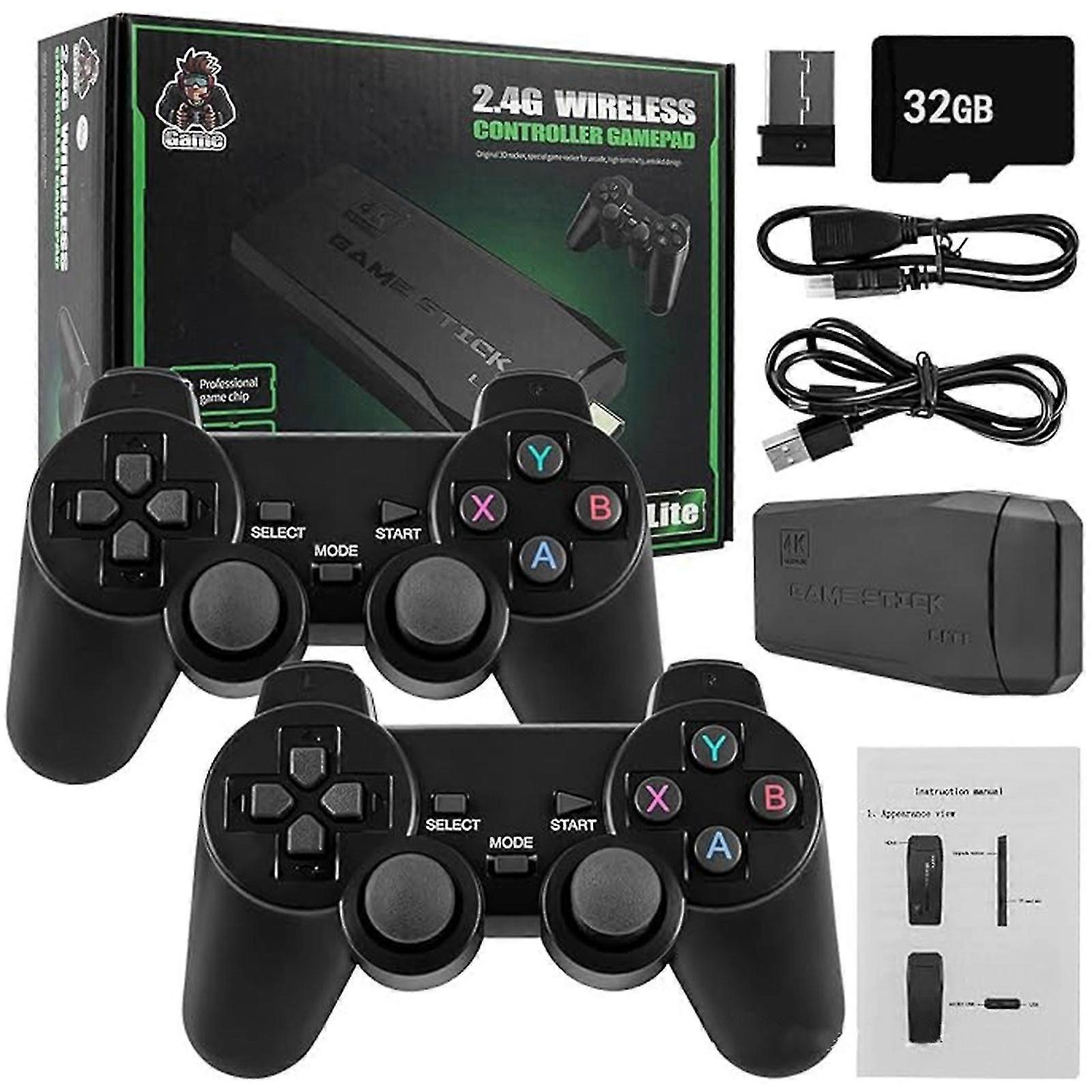 M8 Retro HDMI Game Stick with 2 Wireless Gamepads