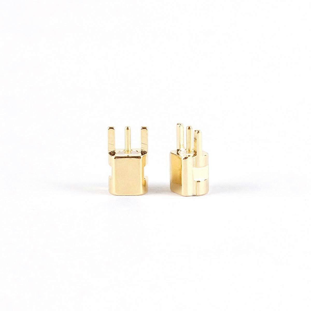 10Pc Earphone Pin Plug mmCX Female Connector PCB Mount 3 Pins mmCX Connector for SE535 SE425 SE315
