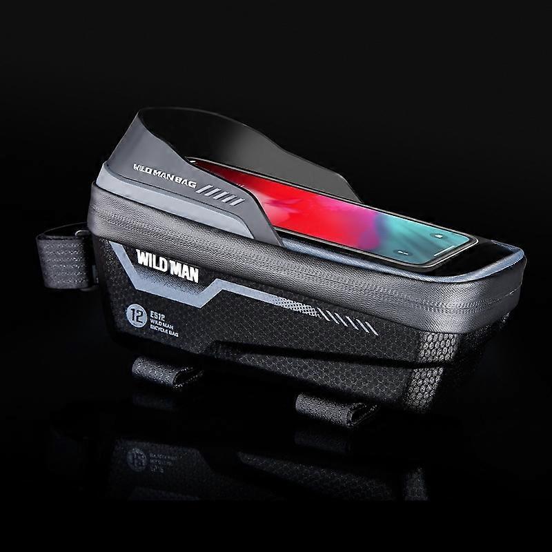 WILD MAN ES12 Bicycle Waterproof Saddle Bag ES12 (Grey)