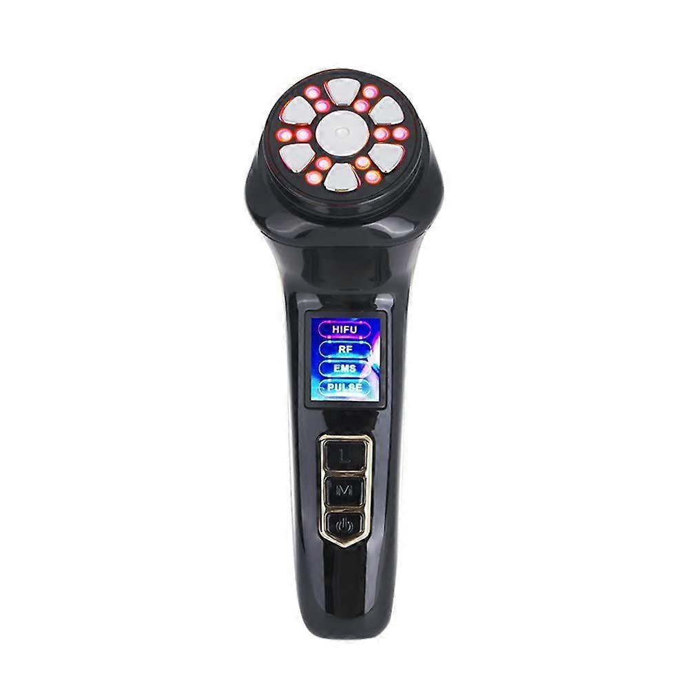 Face Machine Wrinkles Remove 4 in 1 Face Massager High Intensity Focused Ultrasonic Face Machine EMS Skin Tightening Rejuvenation Anti-Ageing Machine