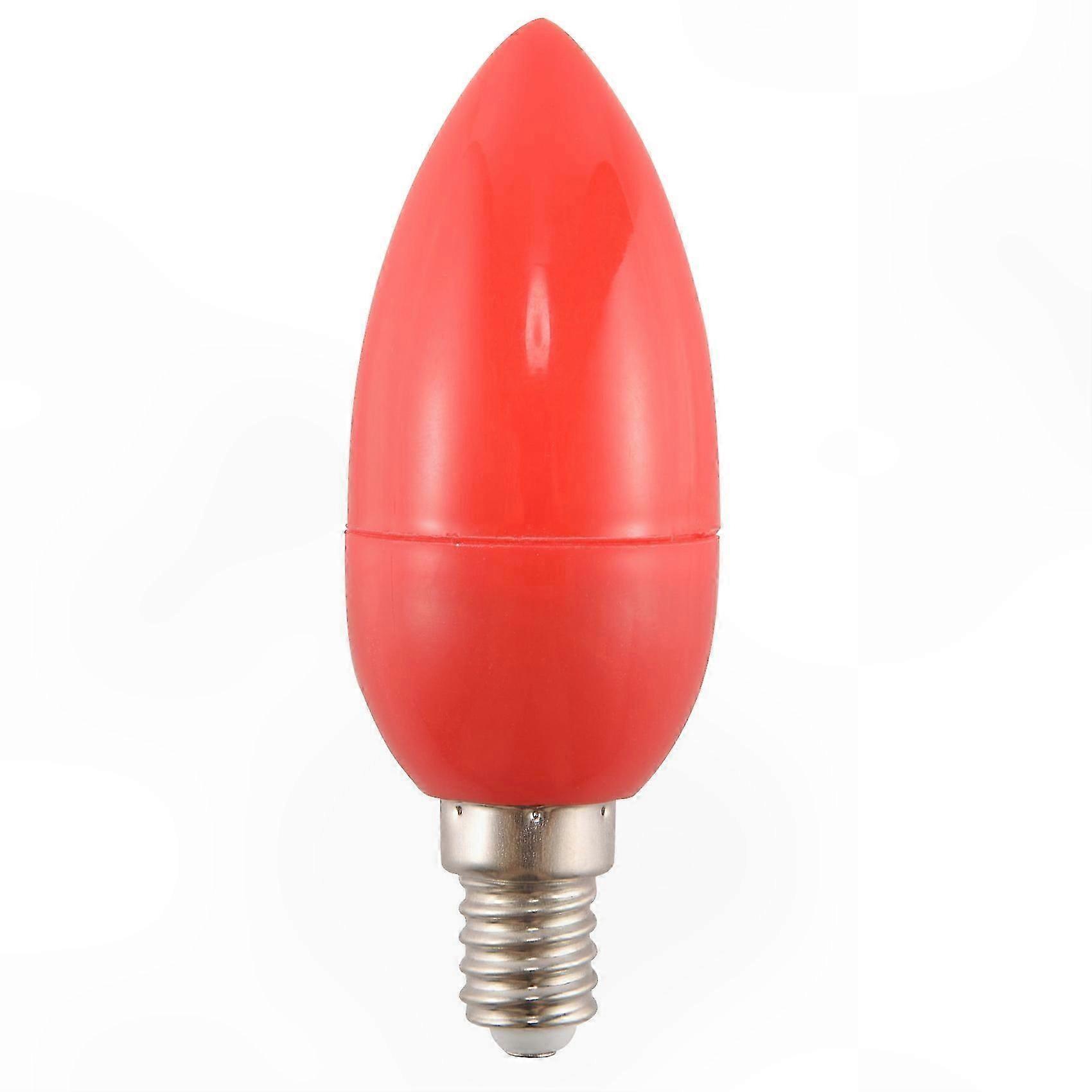 Red E14 LED Bulb Energy Saving Decorative Light for Festive Ambiance