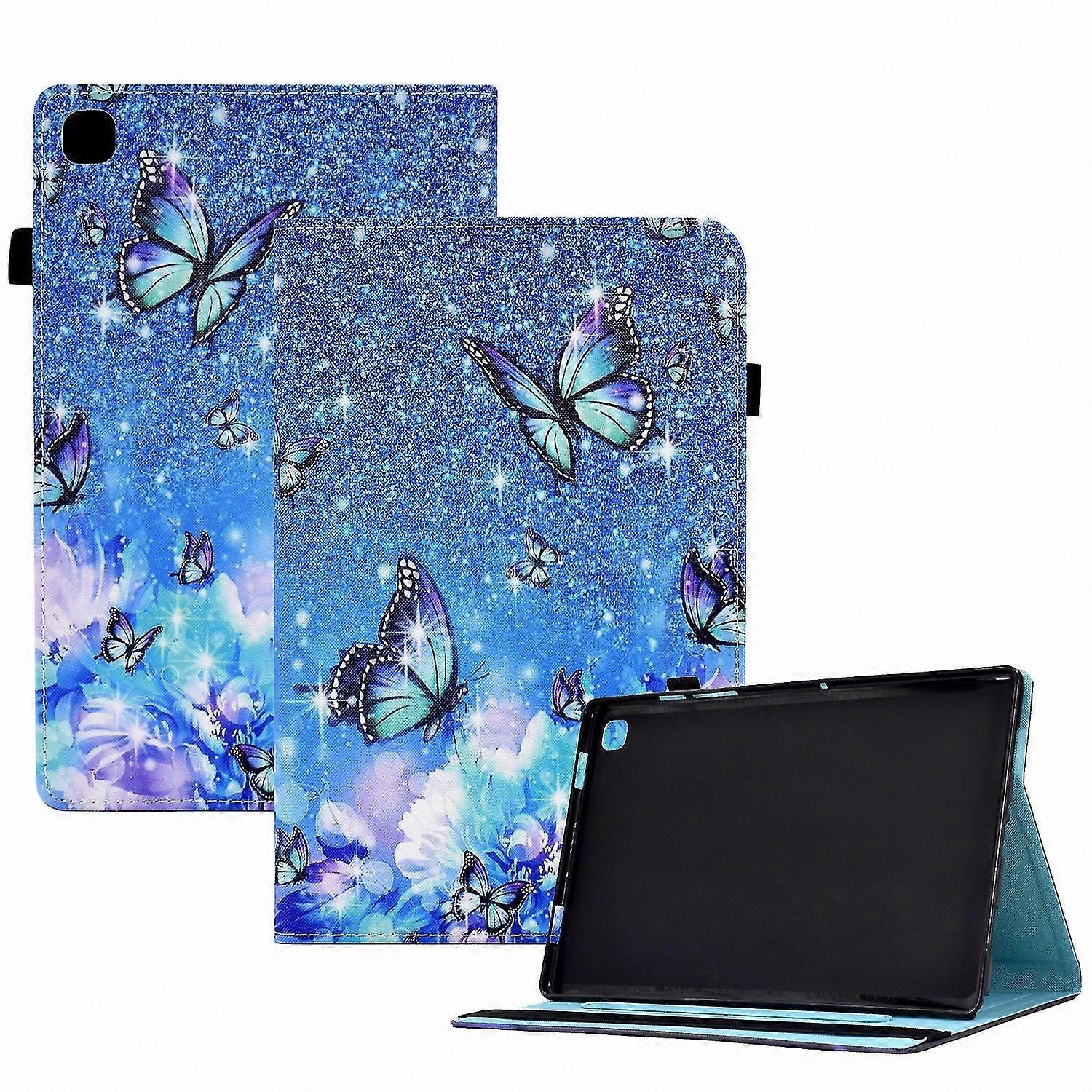 PU Leather Case for 10 Inch Tablets, Compatible with  Galaxy Tab A7 Lite T220, Protective Cover with Auto Sleep Wake Function