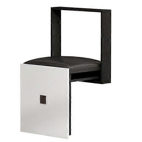 Wall-Mounted Folding Stool Shower Bench With Leather Cushion For Entryway, Hallway, And Doorway Space-Saving