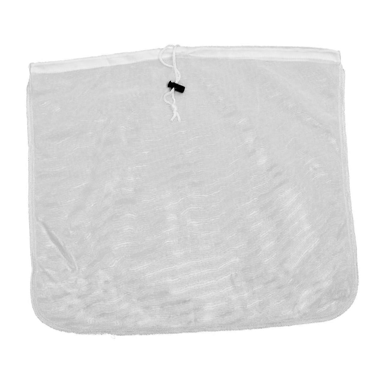 Home Straining Bag Polyester Mesh Filter Bag Large White Easy Straining Wine Filter 66.00X56.00X0.10CM