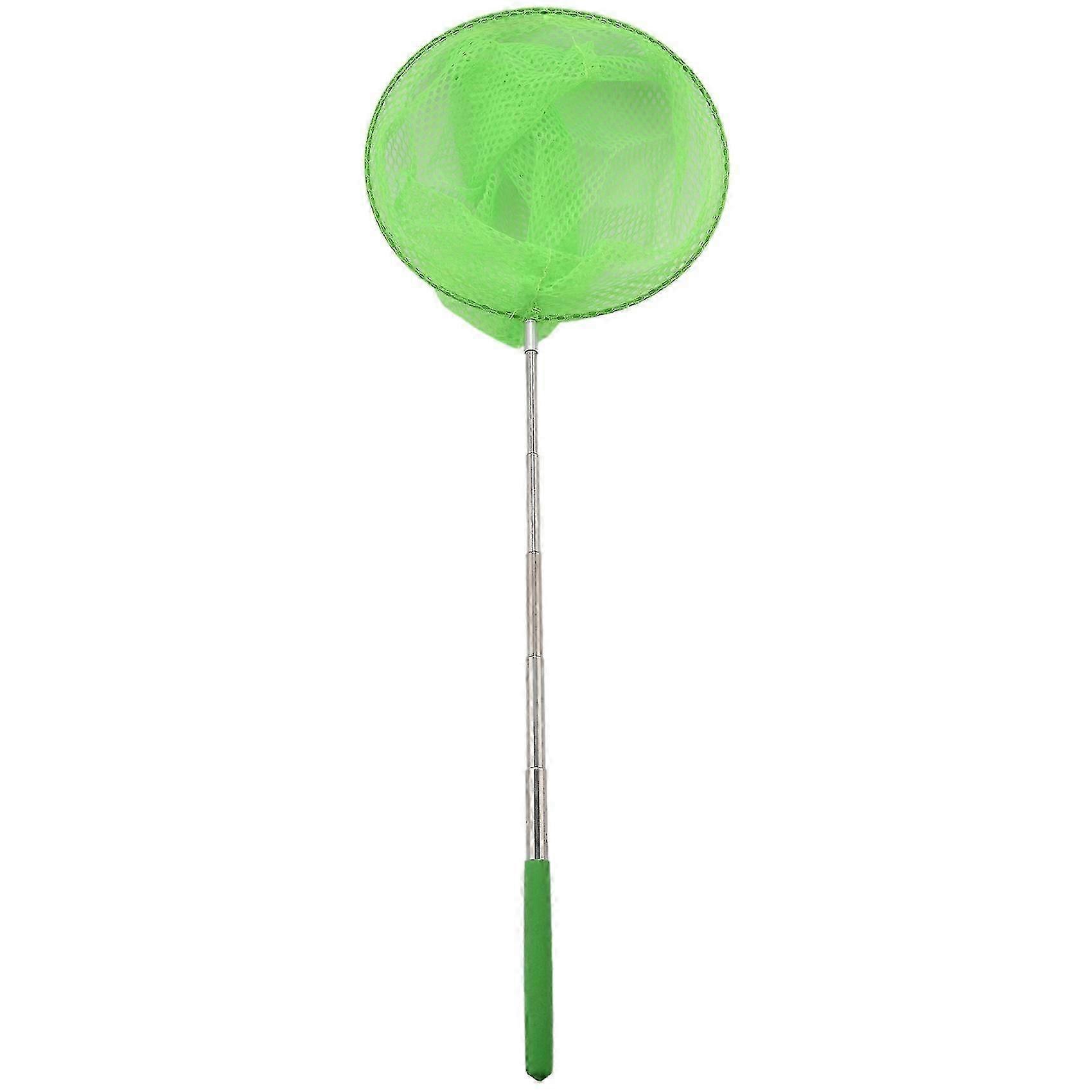 Outdoor Catching Catching Butterfly Net Fishing Net Bag Stainless Steel Telescopic Fishing Net ToolAA