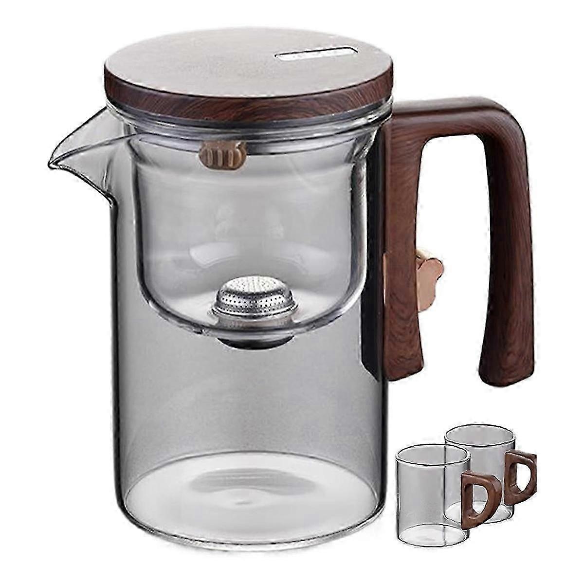 Water Separation Inner Container Teapot One Click Magnetic Switch Tea Separation Filtration GlassTe
