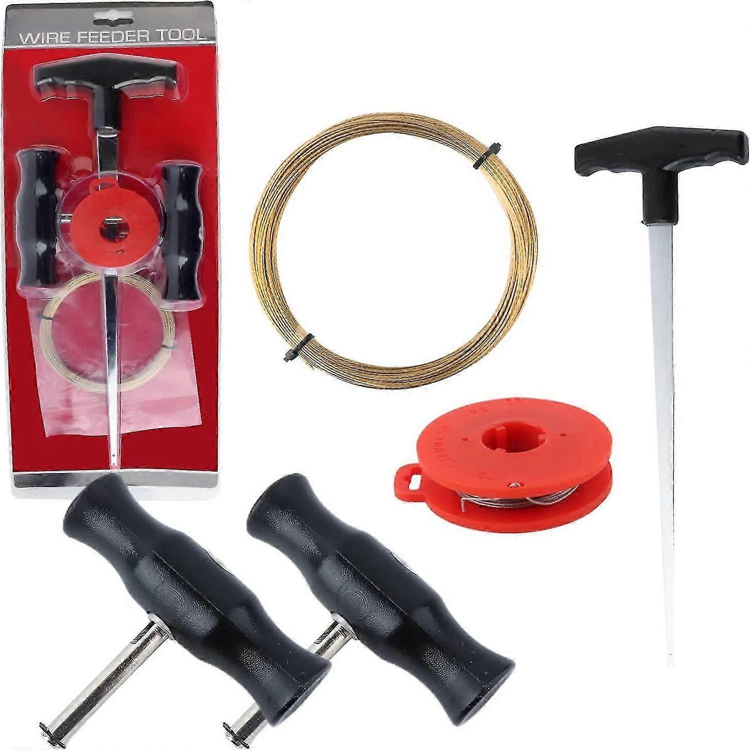 Windscreen Chip Repair Kit Windshield Removal Tools Kit W/Handles for Car Tool Kit 5Universal