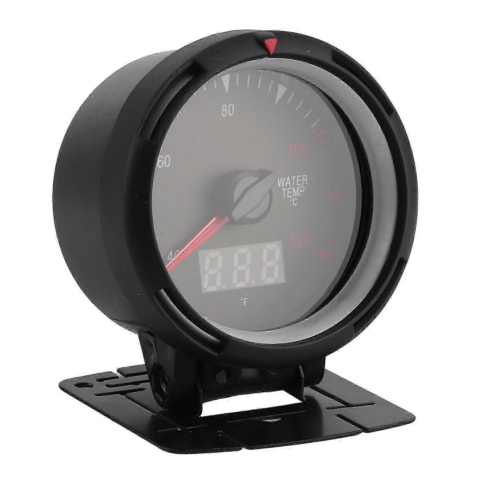 2.5in Water Temperature Gauge 40-120℃ Water Temp Meter LCD Display Universal for DC12V Car 2025