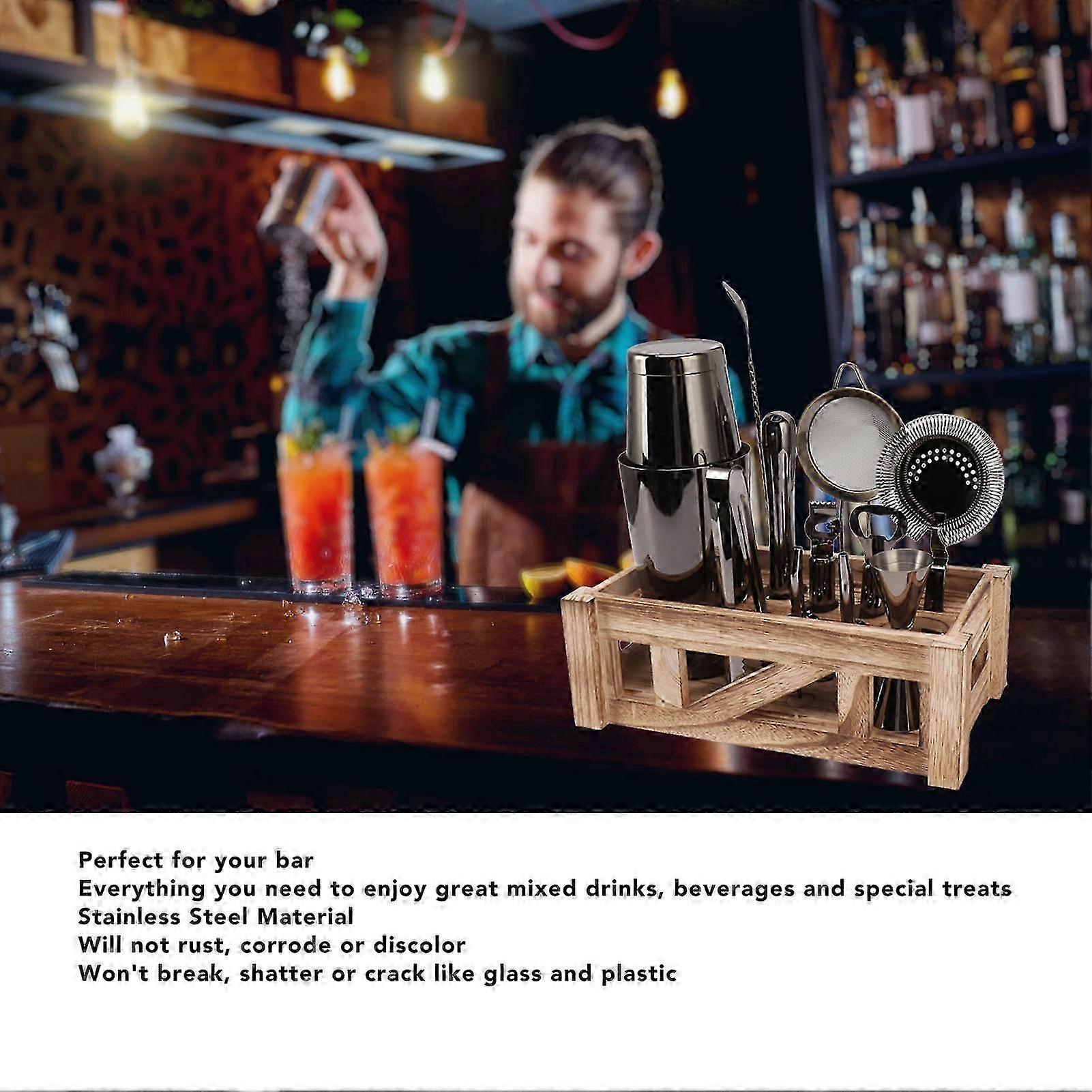 Bartender set dishwasher safe suitable for bar home party 2025