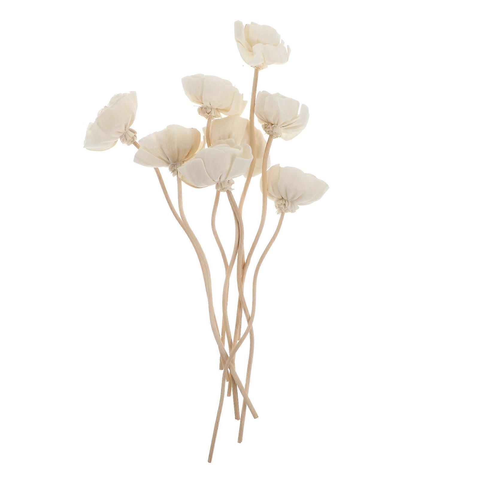 Aromatherapy Flower Rattans for Diffuser Refills with 40Pcs White Rattan Sticks