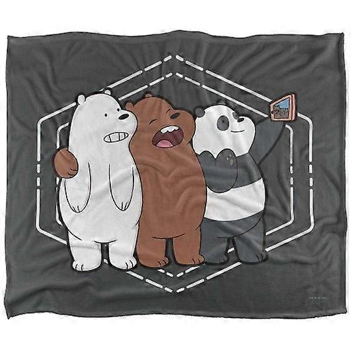We Bare Bears Silky Selfie Supersoft Blanket