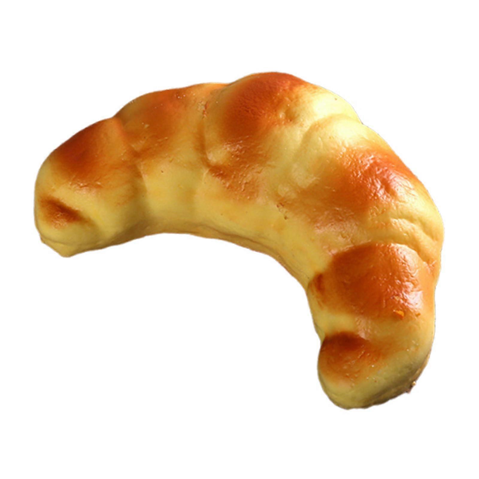 Artificial Bread Decoration Croissant Display Model PU Material Display Faux