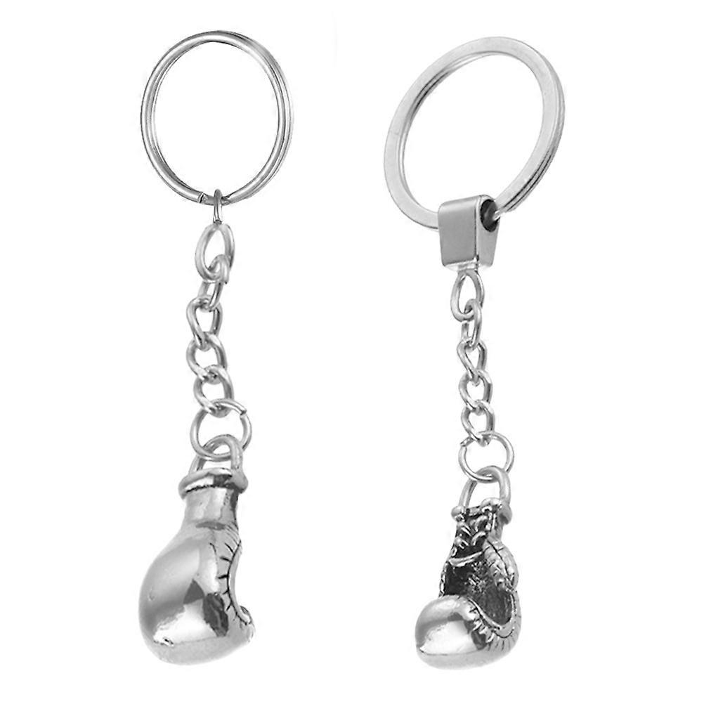 Cool Boxing Glove Keychains 2Pcs Key Protection For Keyrings And Accessories Chic Random Style