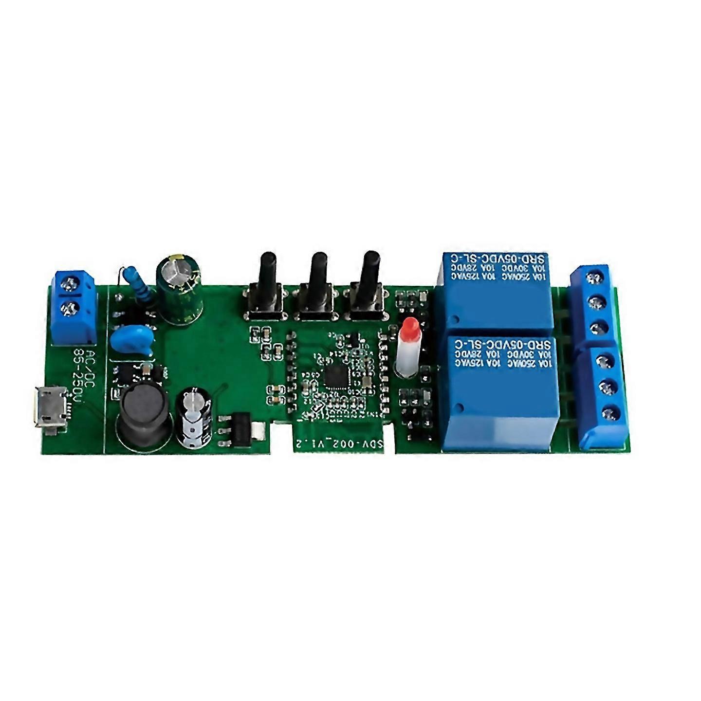 For Ewelink 2 Channel Motor Controller 2ch Relay Interrupter Dc 85250v