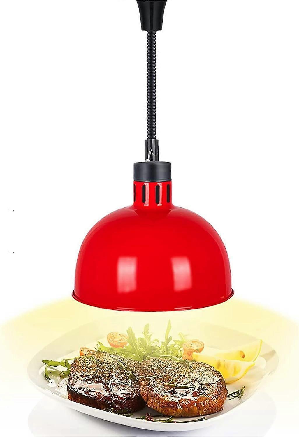 Food Heat Lamp for Buffets, Retractable Hanging Warmer, Adjustable Food Warmer Lamp, One Color, Durable Design