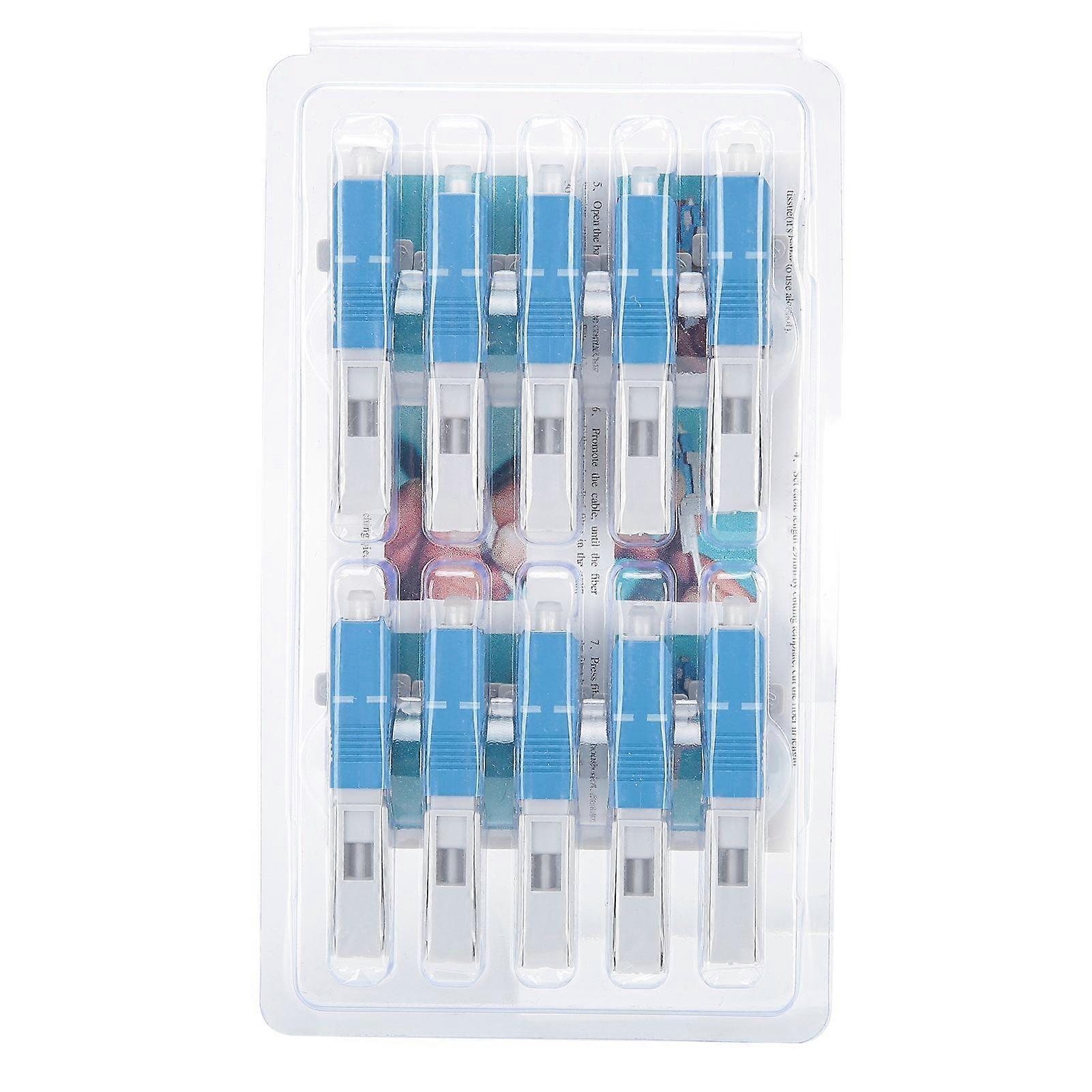 10Pcs Fiber Optic Quick Connector Embedded Type SC/UPC Cold Optical Fast Connecting