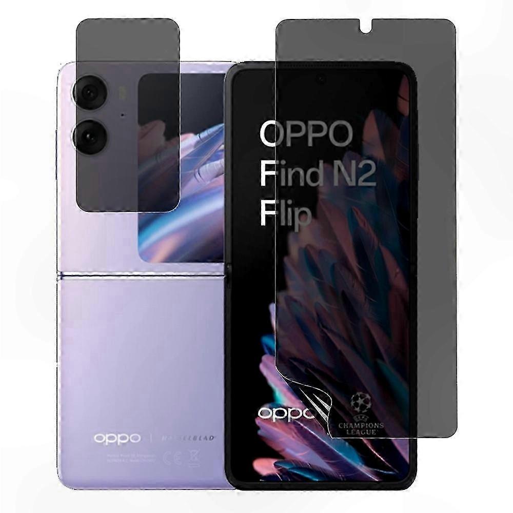 Anti-Spy Privacy Film for Foldable 5G Phones Matte PET Protector Front and Back Screen Solution