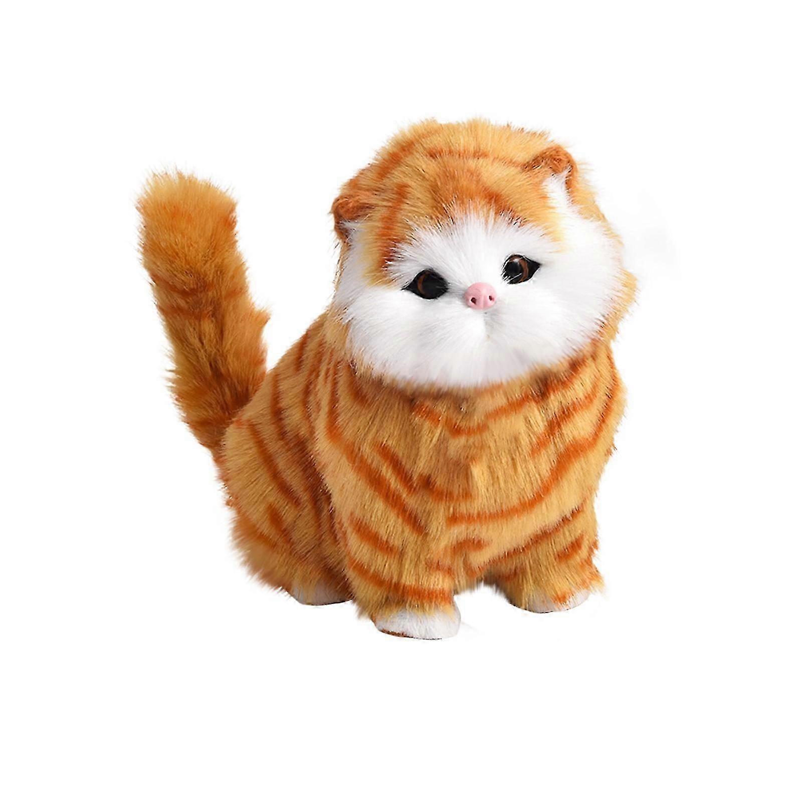 Simulation Cat Plush Animals Toy Will Call The Doll Plush Toy Kids Birthday Party Gifts