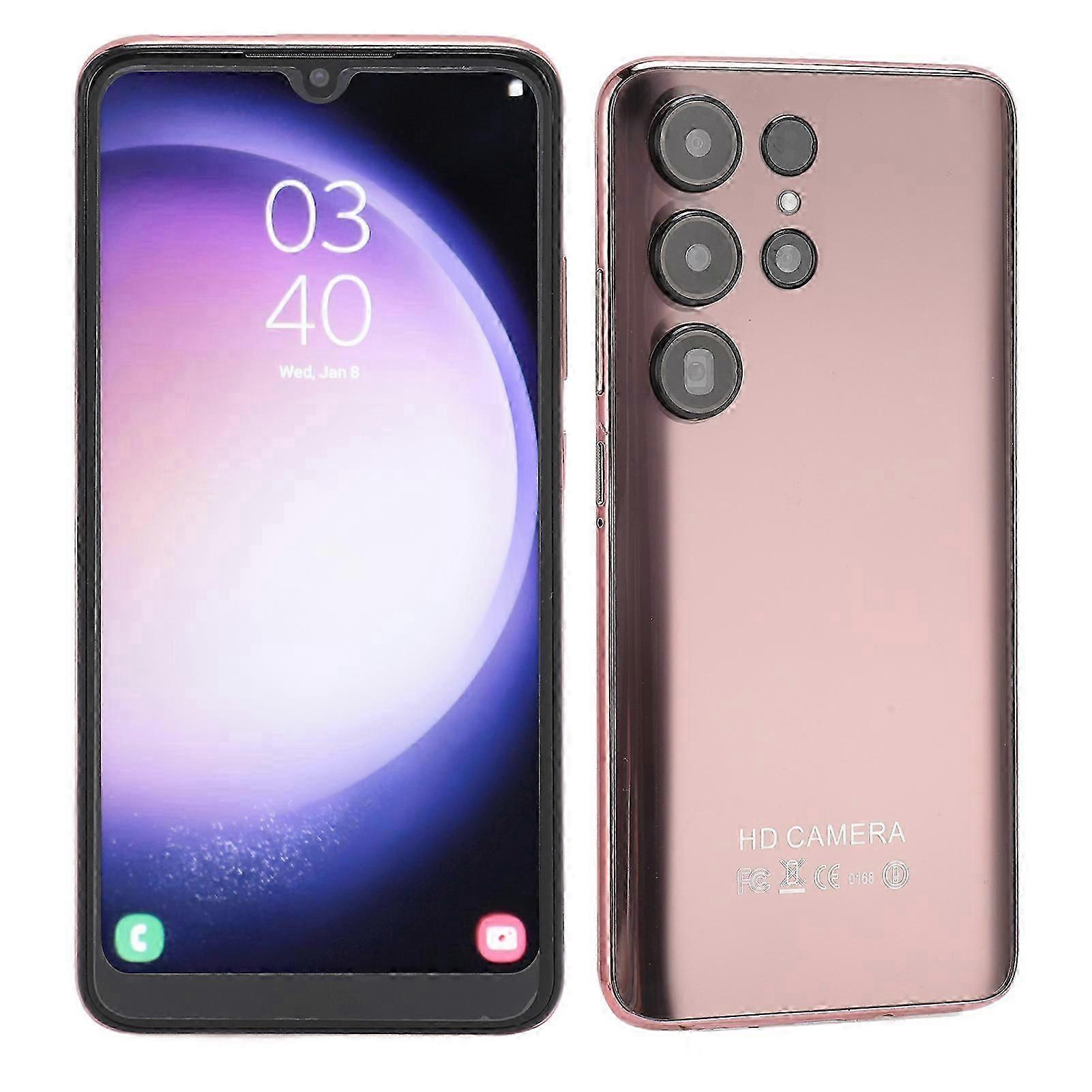 S23 Ultra 6,3" 6 Go de RAM 128 Go Or Smartphone Android 13 débloqué