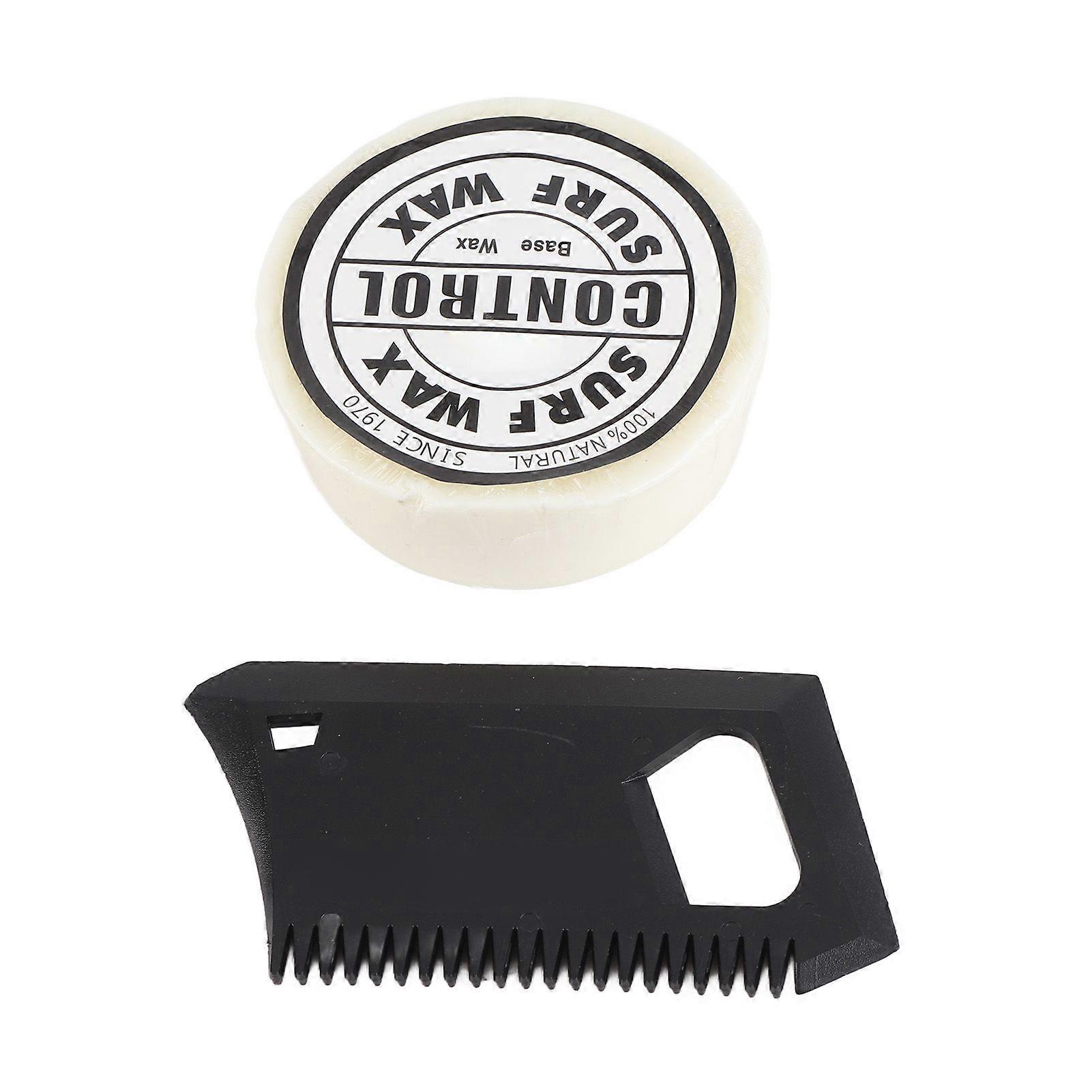 Portable AntiSlip Paraffin Surf Skateborad Wax Surfing Board Accessory with Wax Comb(Base Wax )