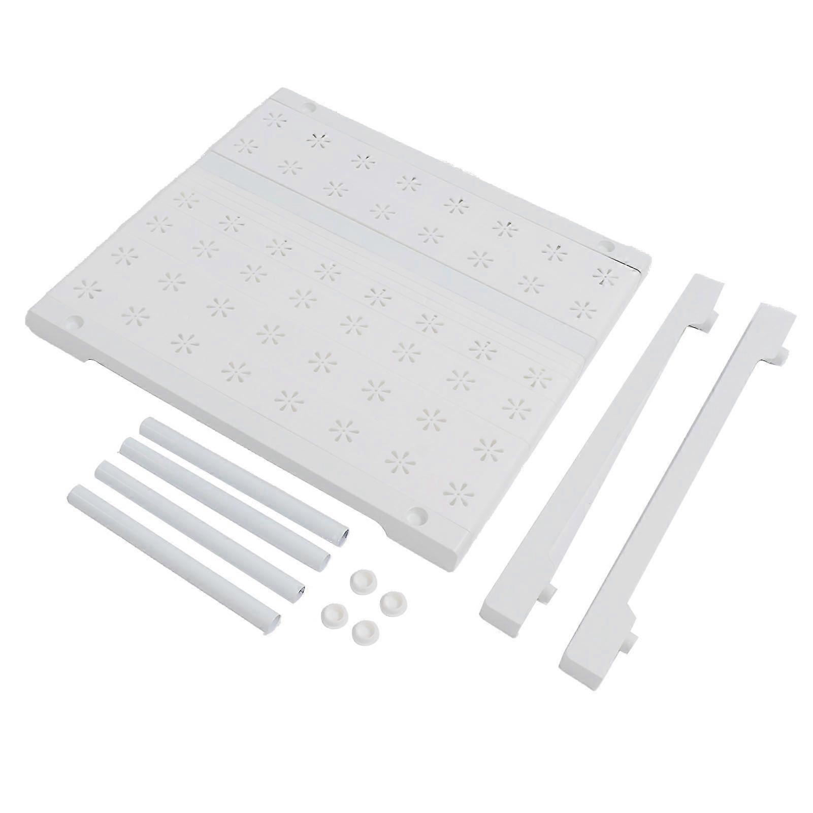 Expandable Closet Shelf Storage Rack Easy to Install High Load Bearing Capacity Space Saving Cabinet Storage Shelf for Kitchen Bathroom Pantry Length