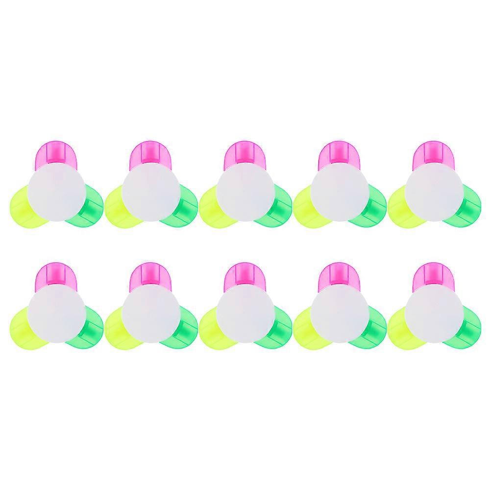 Lovely Petal Design Fluorescent Pen for Marking Use with 30Pcs Assorted