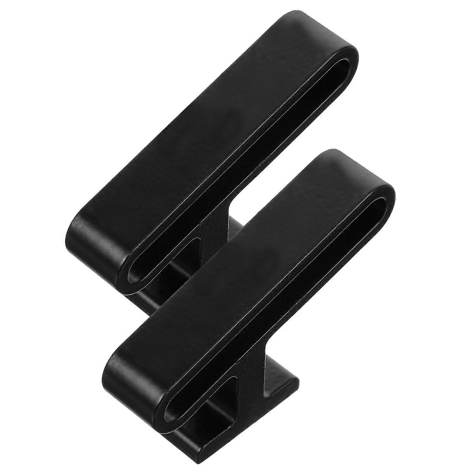Black Curtain Clips with Rings Curtain Cord Holder Wall Hook for Daily Use 2Pcs