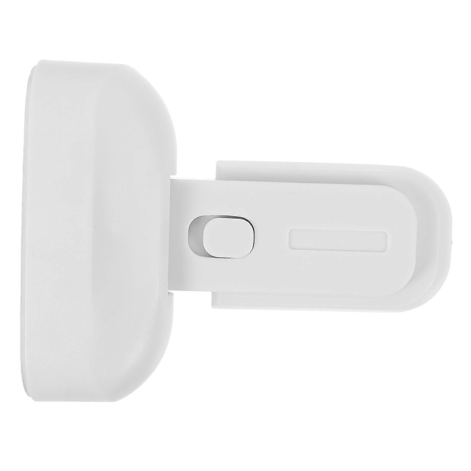 White Plastic Refrigerator Lock for Child Safety 3Pcs Fridge Latch