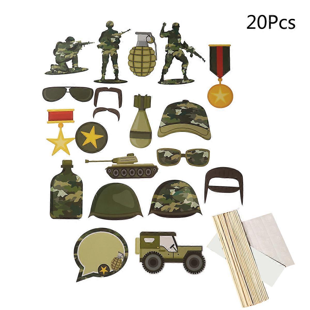 Role Playing Game Props Outdoor Game for Decoration 20Pcs Set