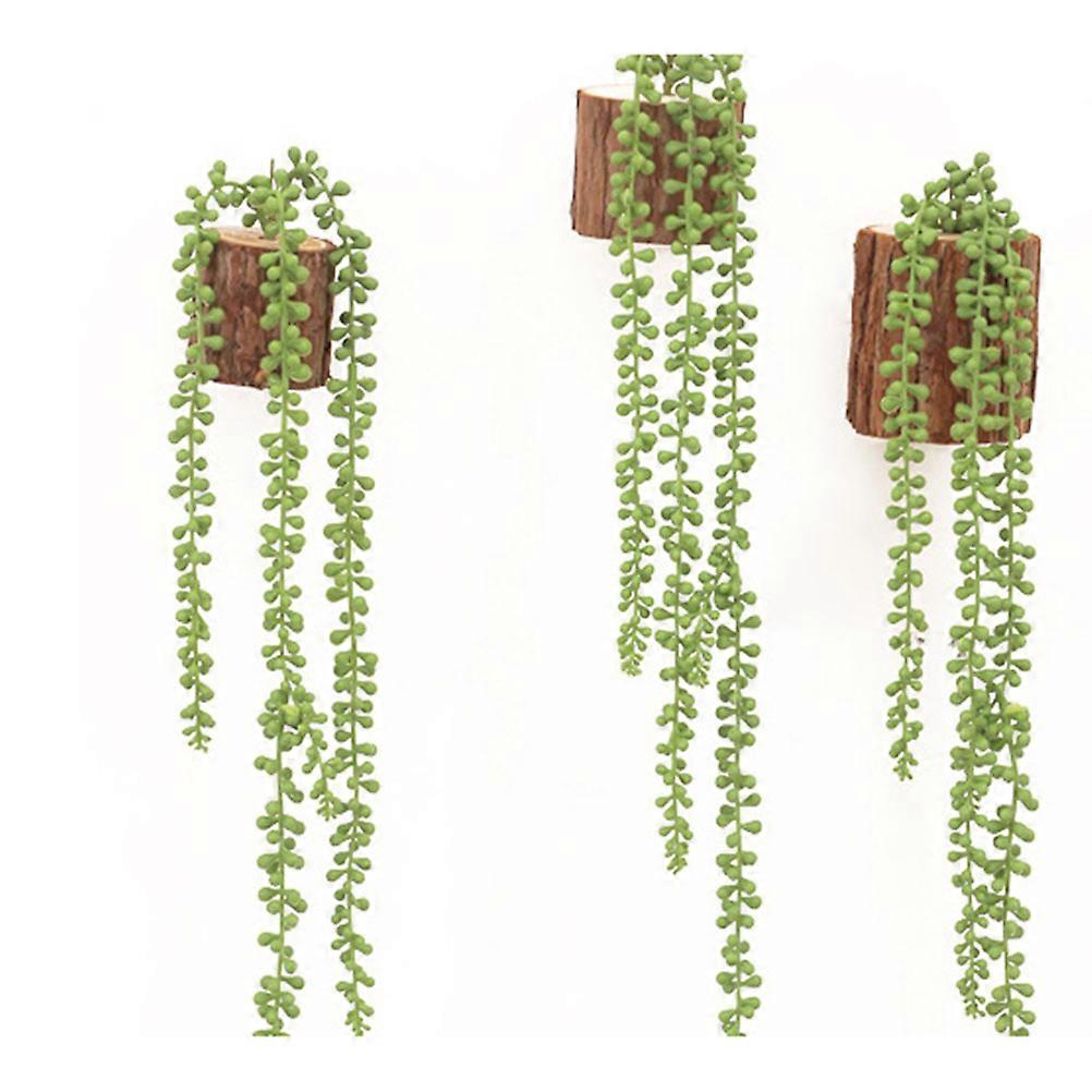 Simulation Plant Plastic Vine for Home Decoration 2Pcs Artificial Set