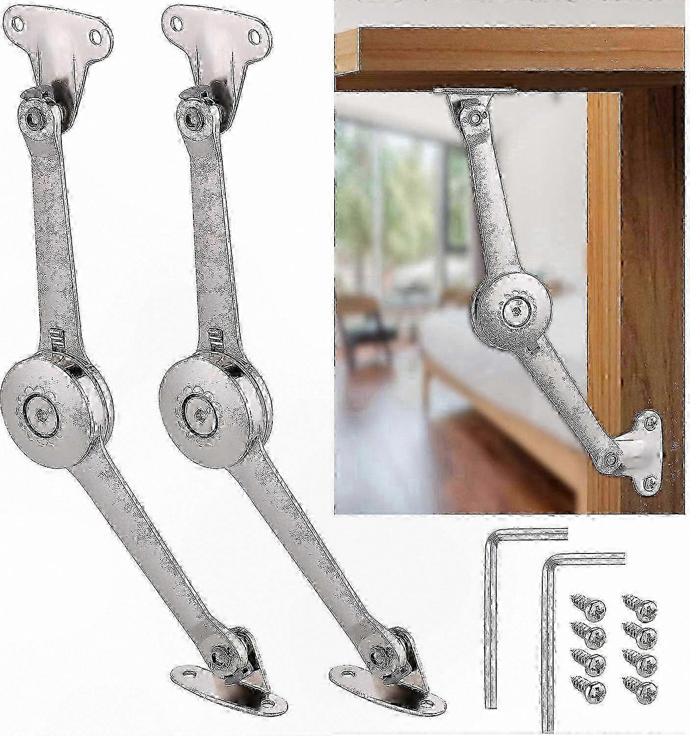 2-Pack Cabinet Hinges with Screws and Hex Key for Soft-Close Door Support System