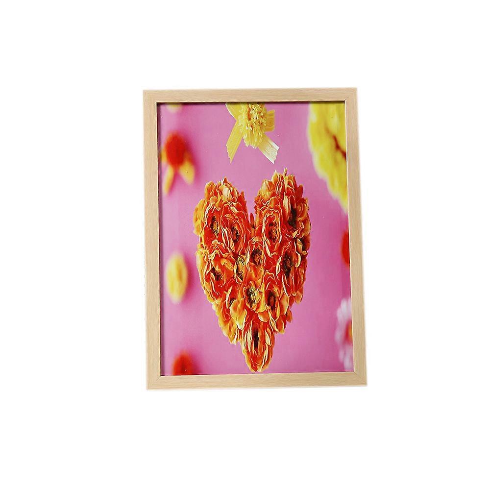 Table Photo Frame 2Pcs For Home Decoration And Office Display 4 Inch Multi Color Rectangular Design Wall Mounting