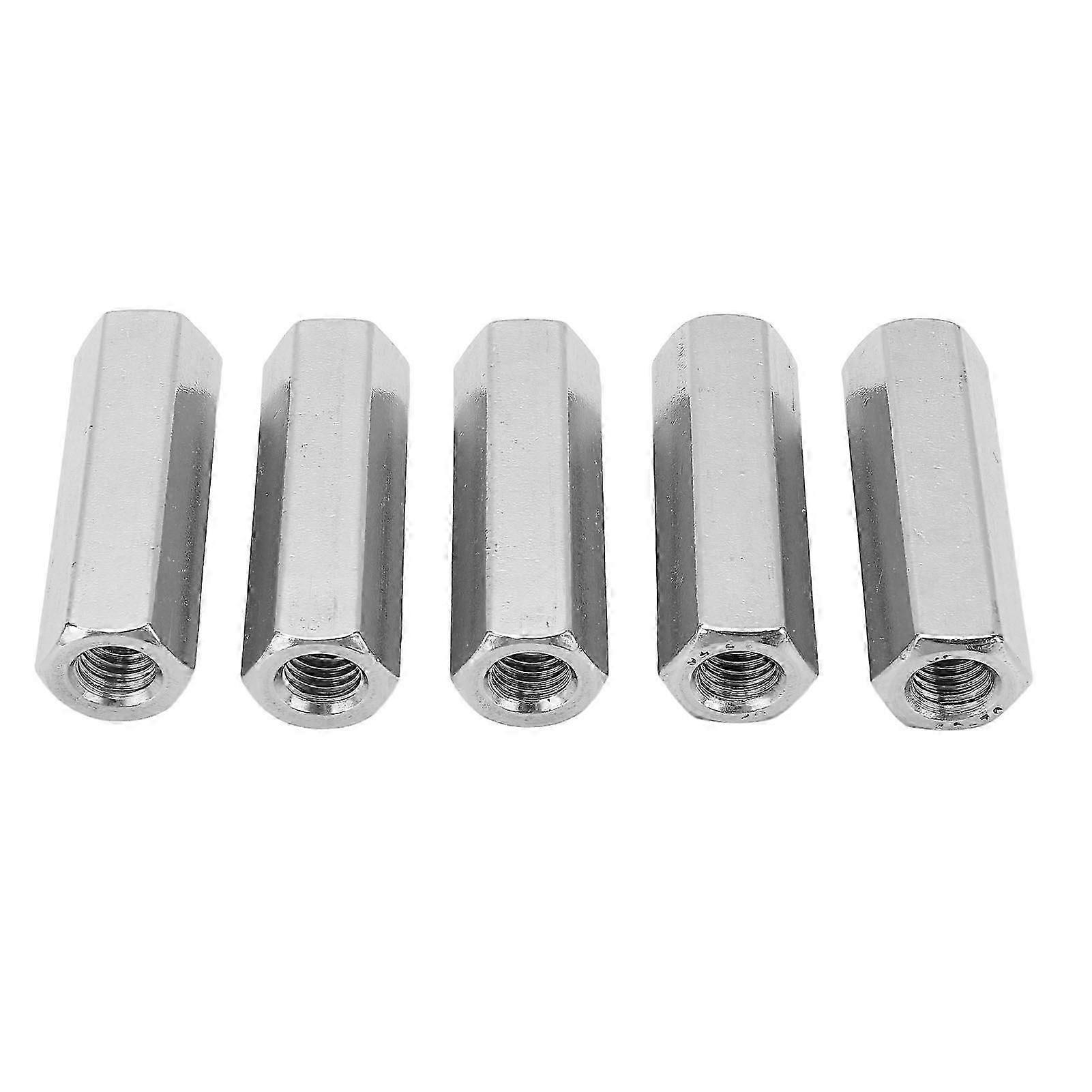High quality  5pcsM10*1.5-17-L55mm 304 stainless steel hexagonal connection nut