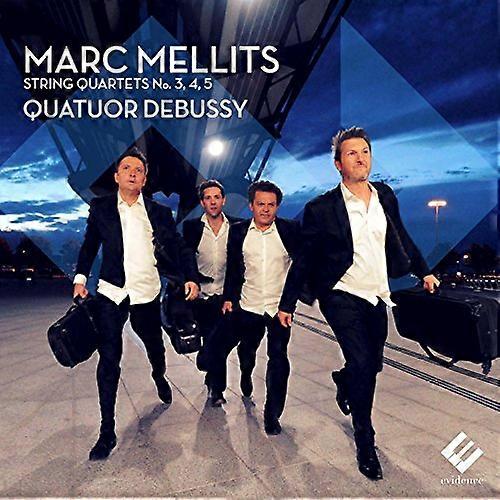 Quartuor Debussy - Marc Mellits: String Quartets No. 3, 4, 5 [CD]