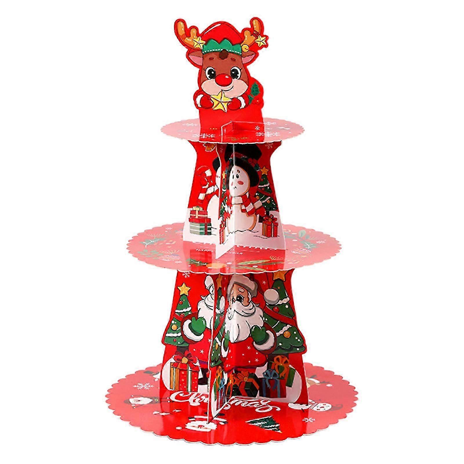 Elegant Multilayer Cake Display Holder Elegant Multilayer Cake Display Stand Holder for Halloween Baking Enthusiasts