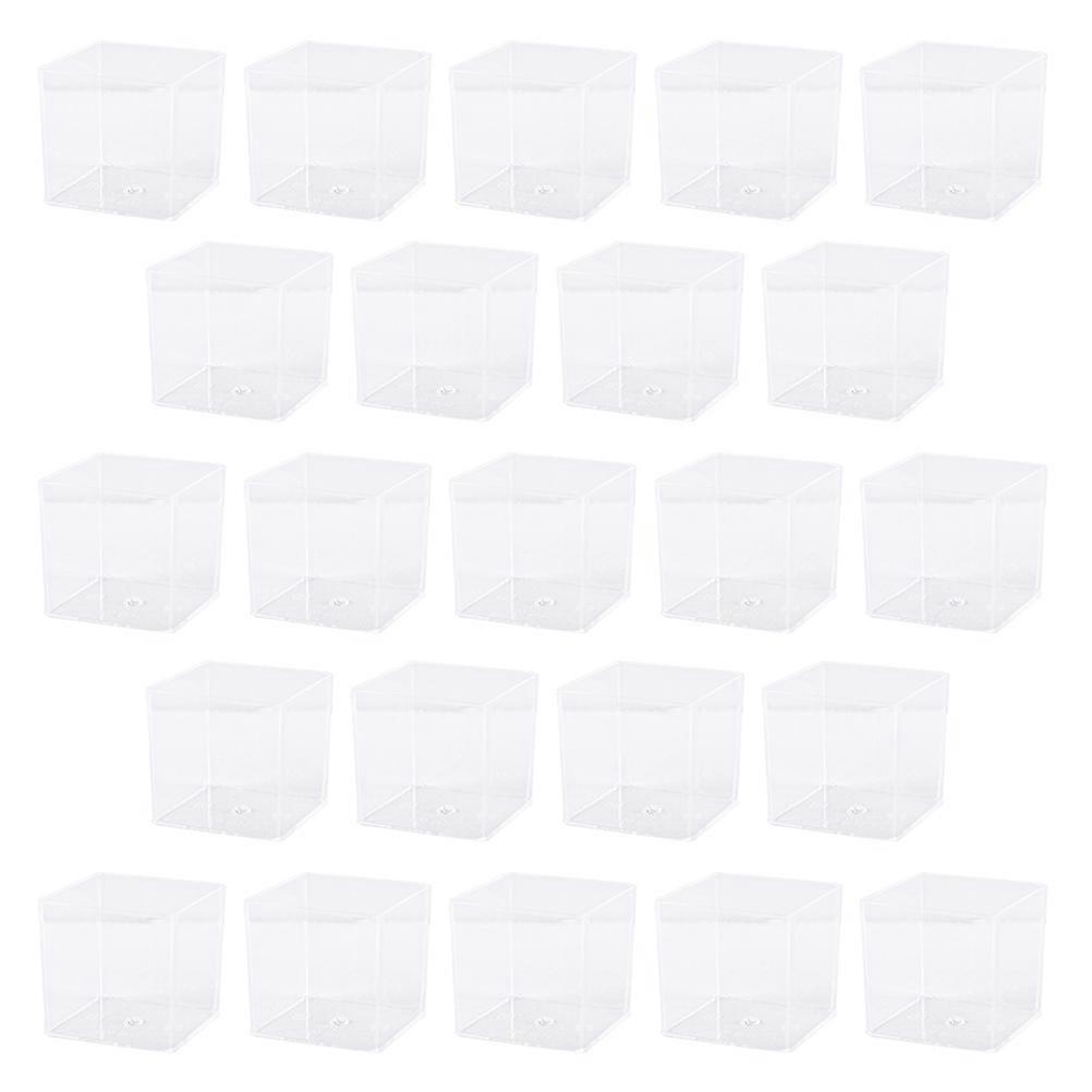 Pudding Cups Small Mousse Containers for Home 30Pcs Clear PP Material Cups