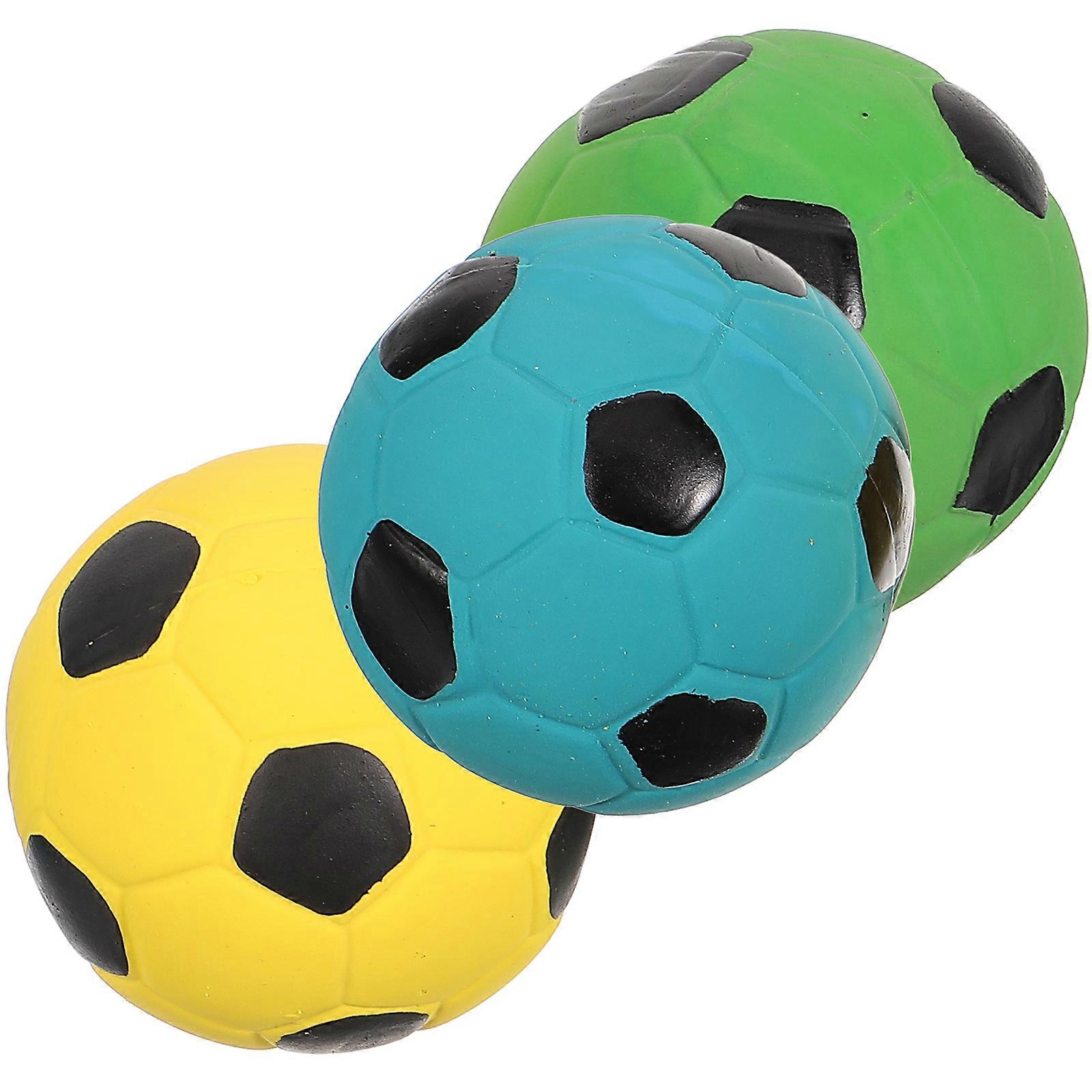 Funny Ball Toy Sound Football Toy for Exercise 3Pcs Ball Set
