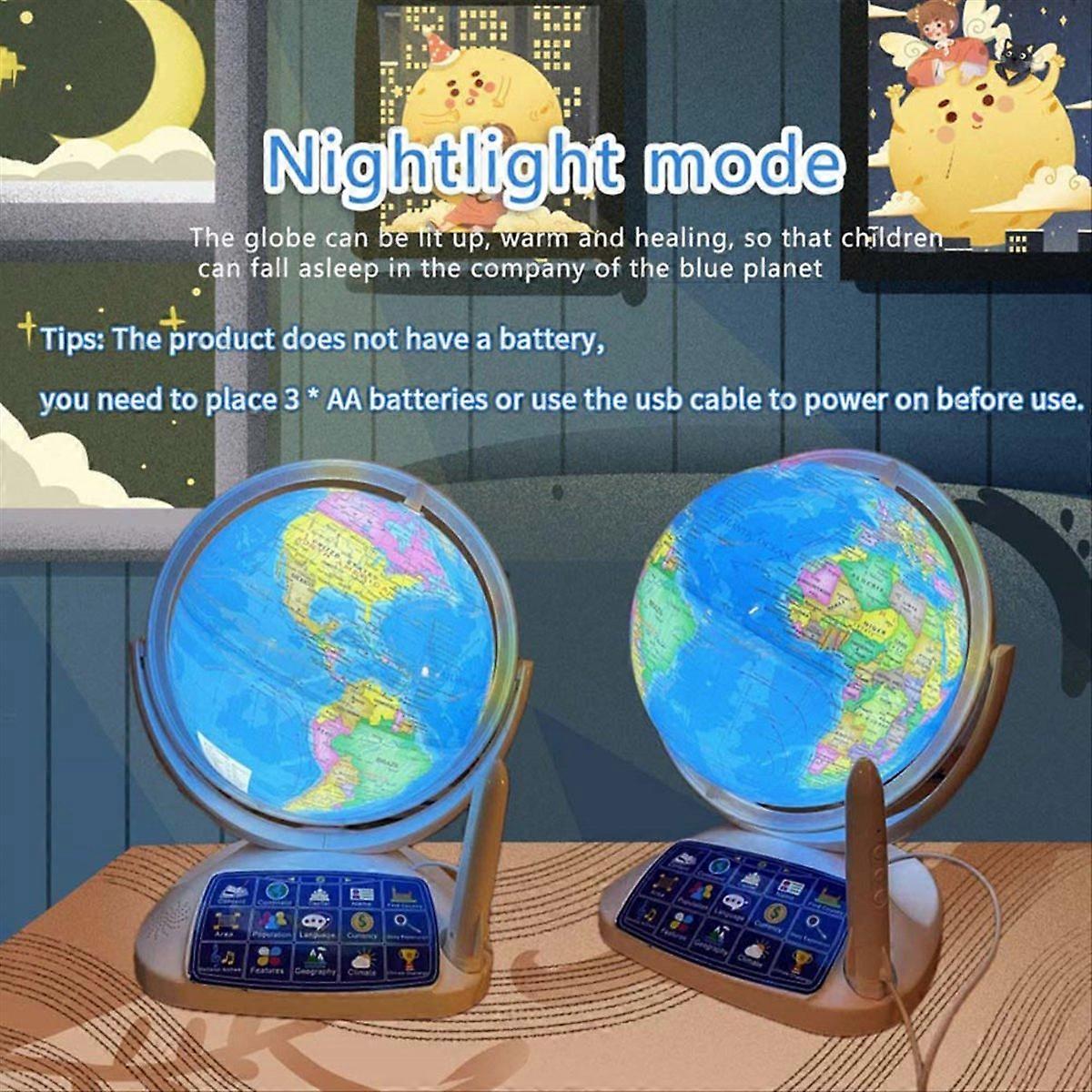 AR Globe for Kids Education Talking Interactive Globe