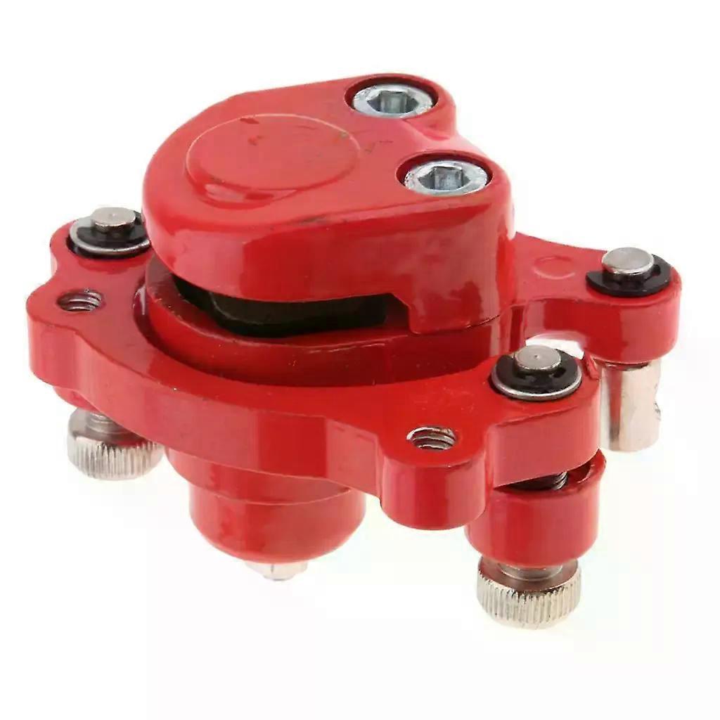 Red Motorcycle Front Rear Disc Brake Caliper Assembly for 49cc 2 Stroke