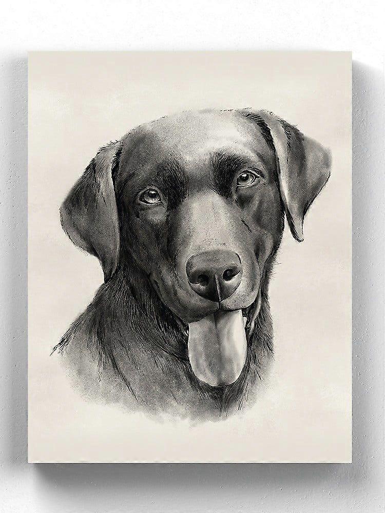 Charcoal Labrador I Wrapped Canvas  -Grace Popp Designs,-ouyac324