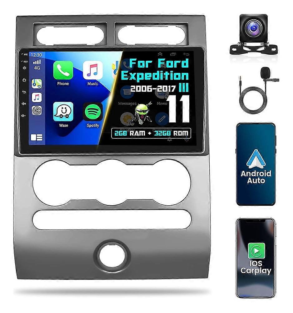 Stereo Radio for Ford Expedition III 2006-2017 Carplay Android 2G+32G