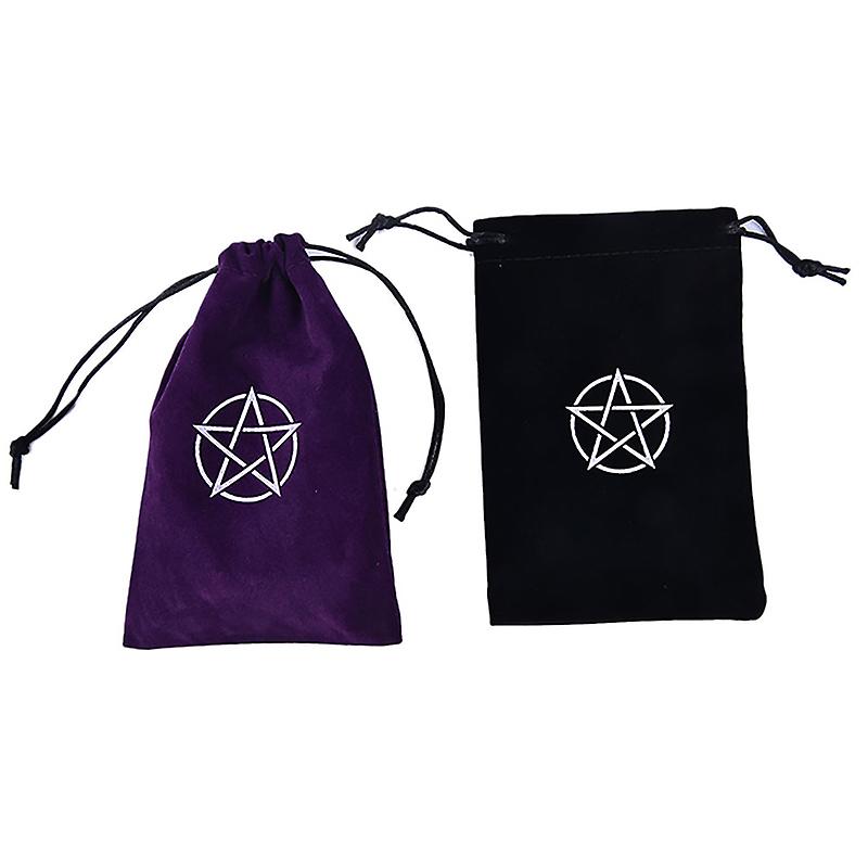 115*180 Velvet Pentagram Tarot Storage Bag Board Game Card Drawstring Package