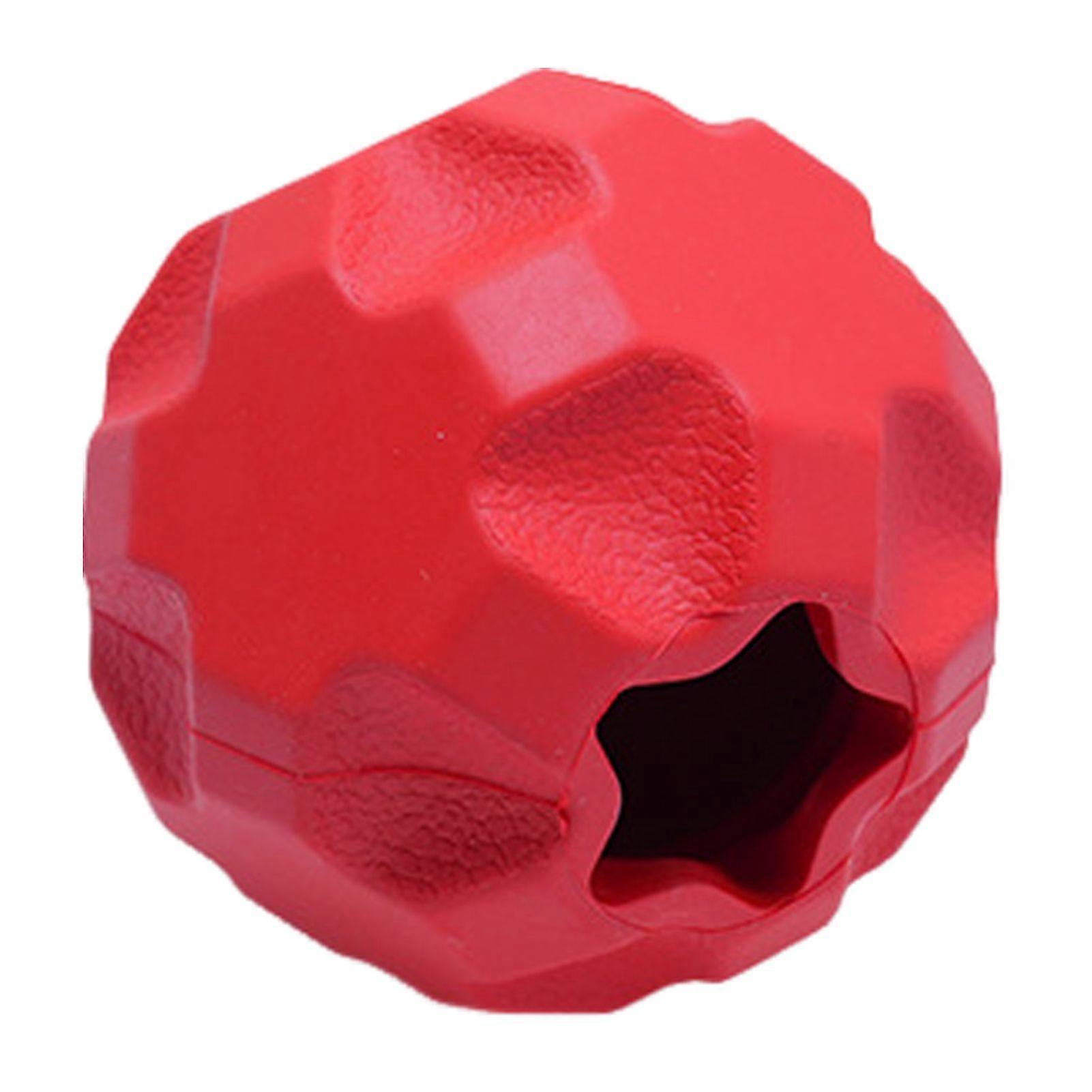 Treat Dispensing Ball Toy Interactive Puzzle Slow Feeder for Large Dogs Rubber Ball Dog Chew Toy for Aggressive Chewers