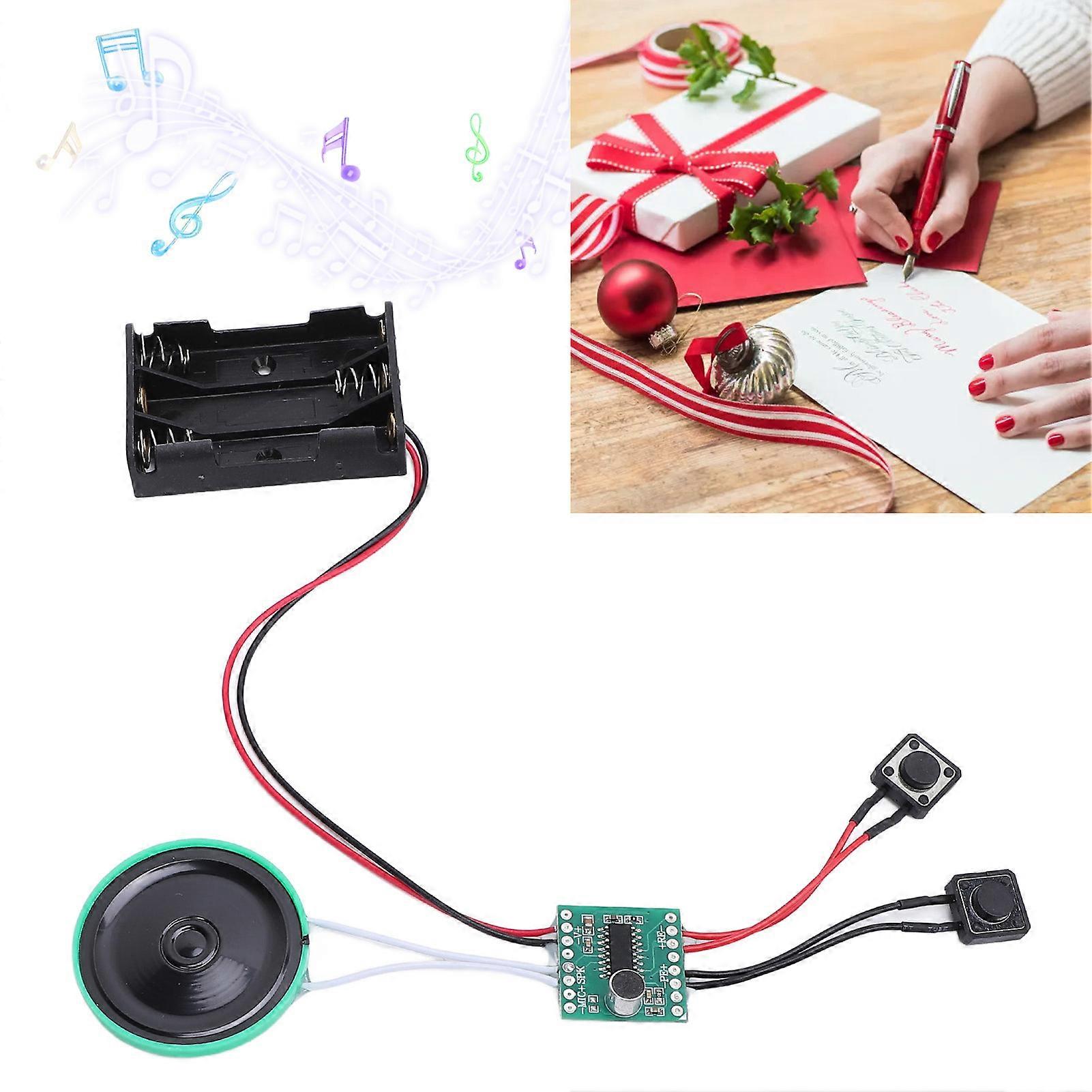 Greeting Cards Recordable Voice Module Loop Play 30S Recording Time Card Recording Sound Chip 