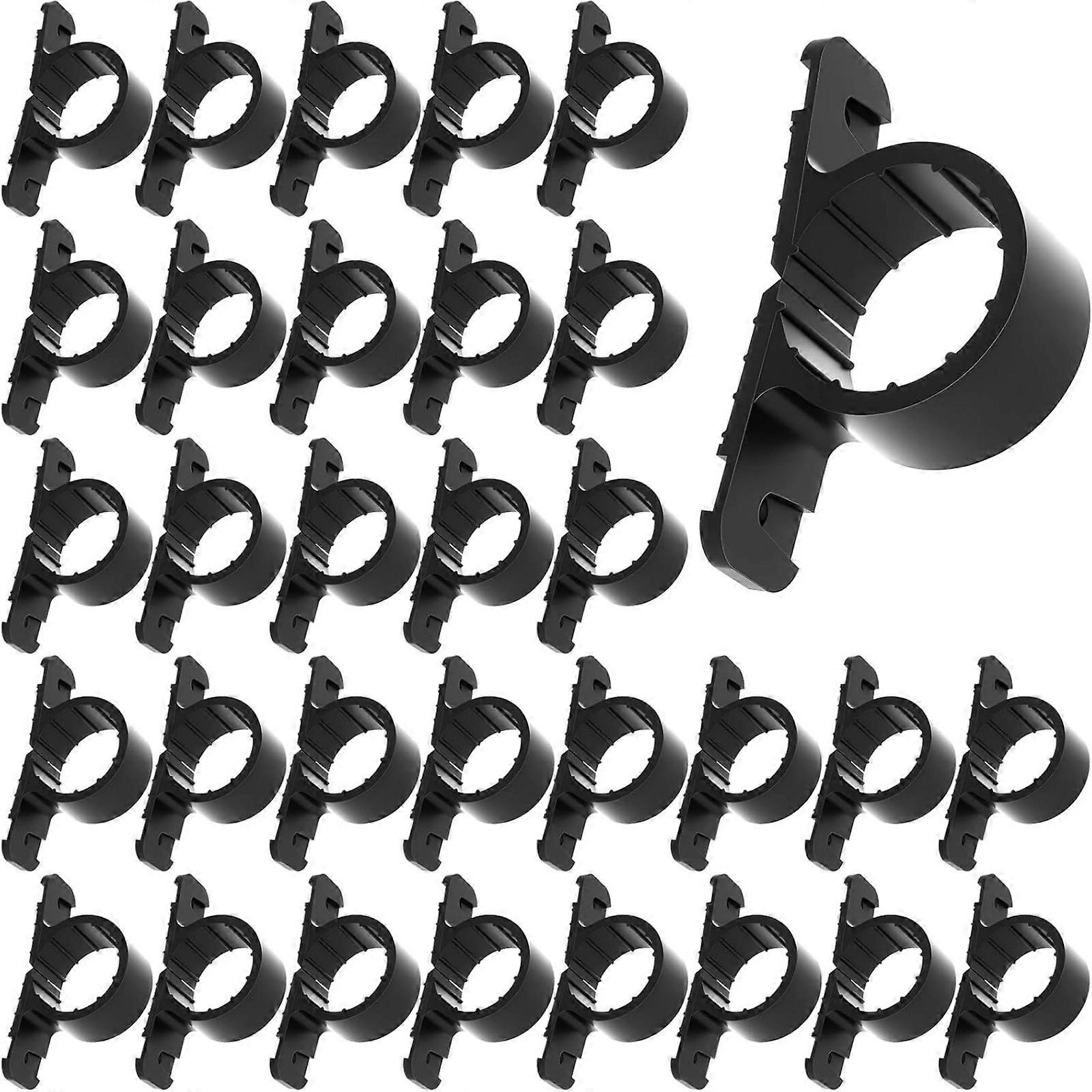 Plastic Pipe Clamps 1 Inch Size Tool Easy Mounting Strong Plastic Pipe Clamps Easy to Use for Metal PEX Systems Multicolor