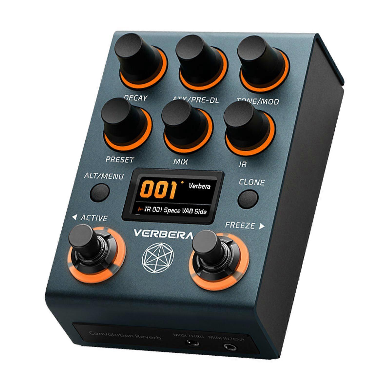 Professional Multiple Effects Guitar Pedal Adjustable Parameters Distortion Reverbs Delay Premium Compacts Musician Tool Multicolor